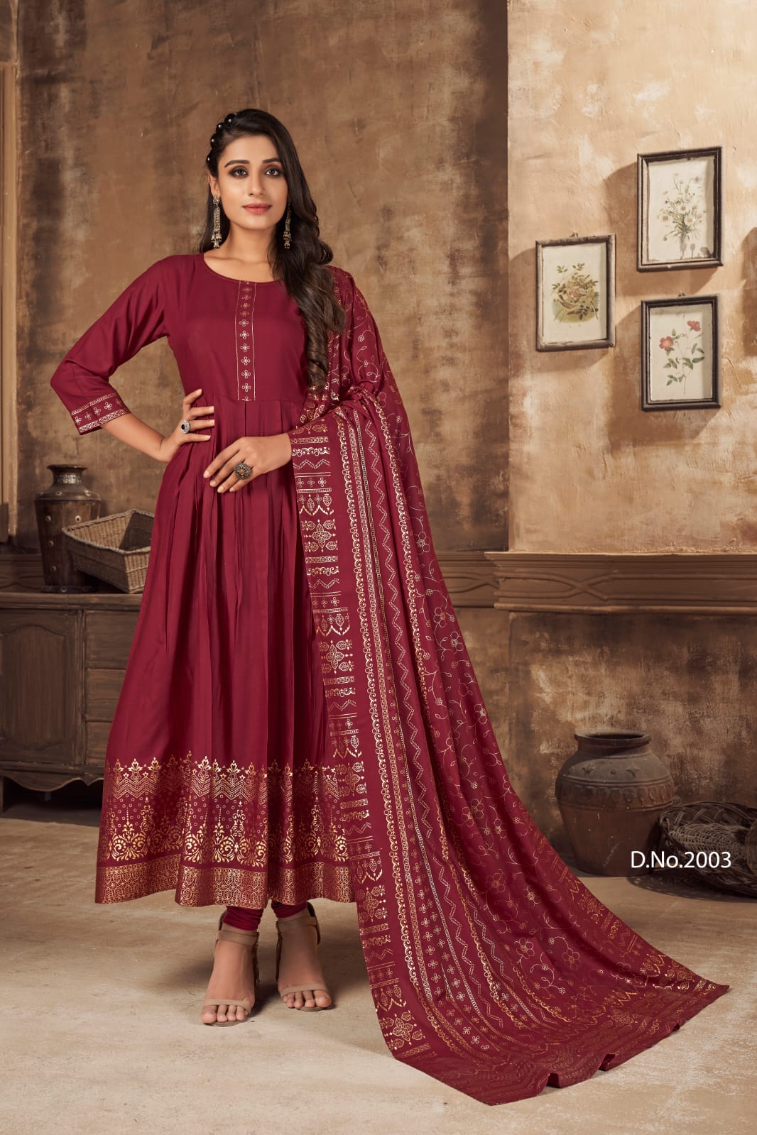 Banwery Pankh 2 Exclusive New Exclusive Wear Rayon Printed Kurti With Dupatta Collection
